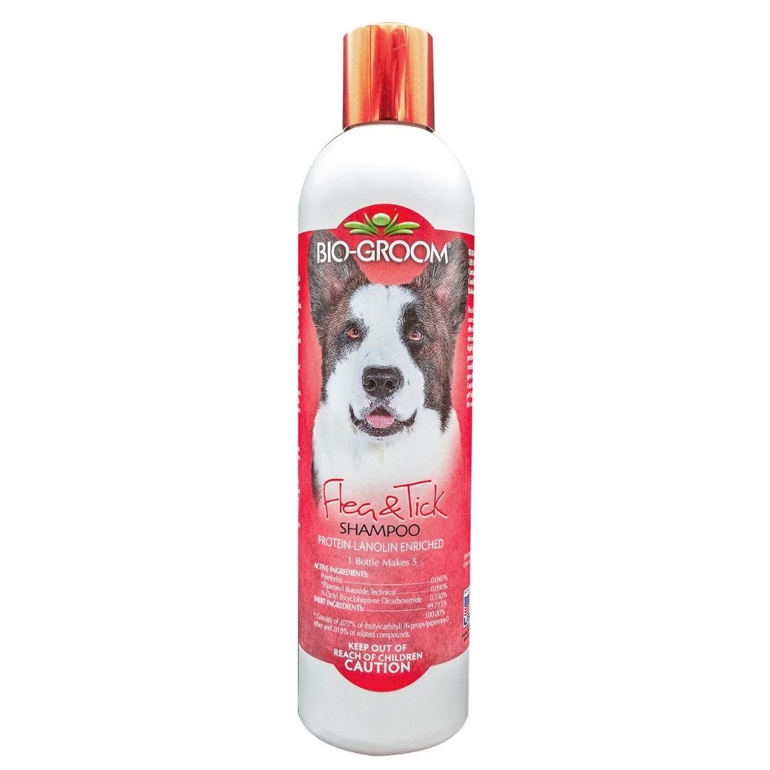 Bio Groom Flea & Tick Shampoo for Dogs 12 fl oz