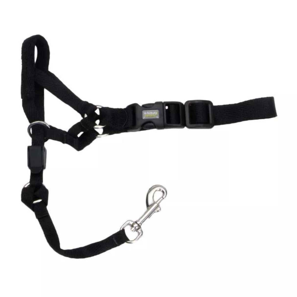 Walk 'n Train Dog Head Halter Black SM