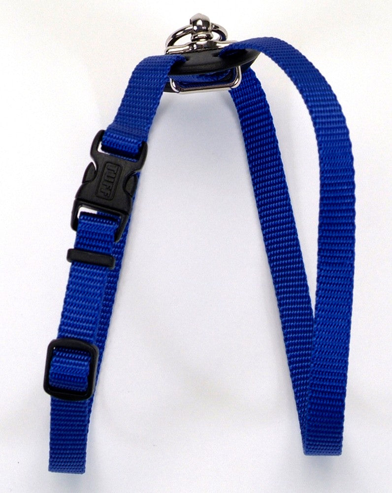Size Right Adjustable Nylon Dog Harness Blue  5/8In X 18-24 in