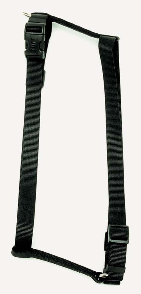 Coastal Standard Adjustable Nylon Dog Harness Black MD, 3/4In X 18-30 in