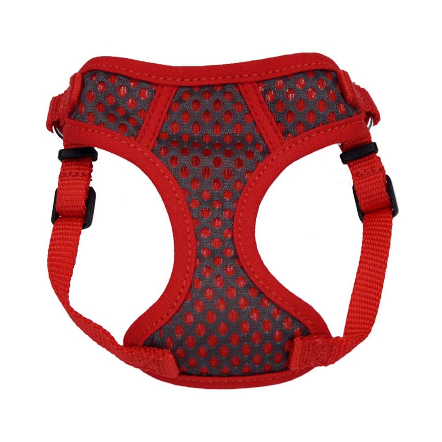 Comfort Soft Sport Wrap Adjustable Dog Harness Grey/Red XS, 5/8In X 16-19 in