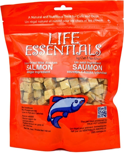 Cat-Man-Doo Bow 2 oz. Bags Of Freeze Dried Wild Alaskan Salmon