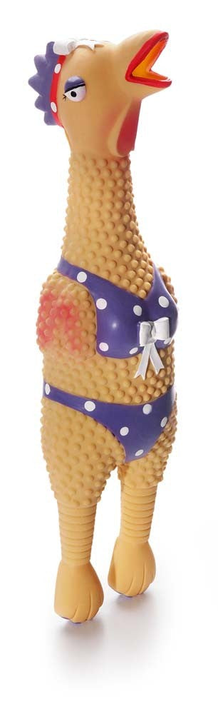 Charming Pet Products Squawkers Henrietta Dog Toy Multi-Color LG
