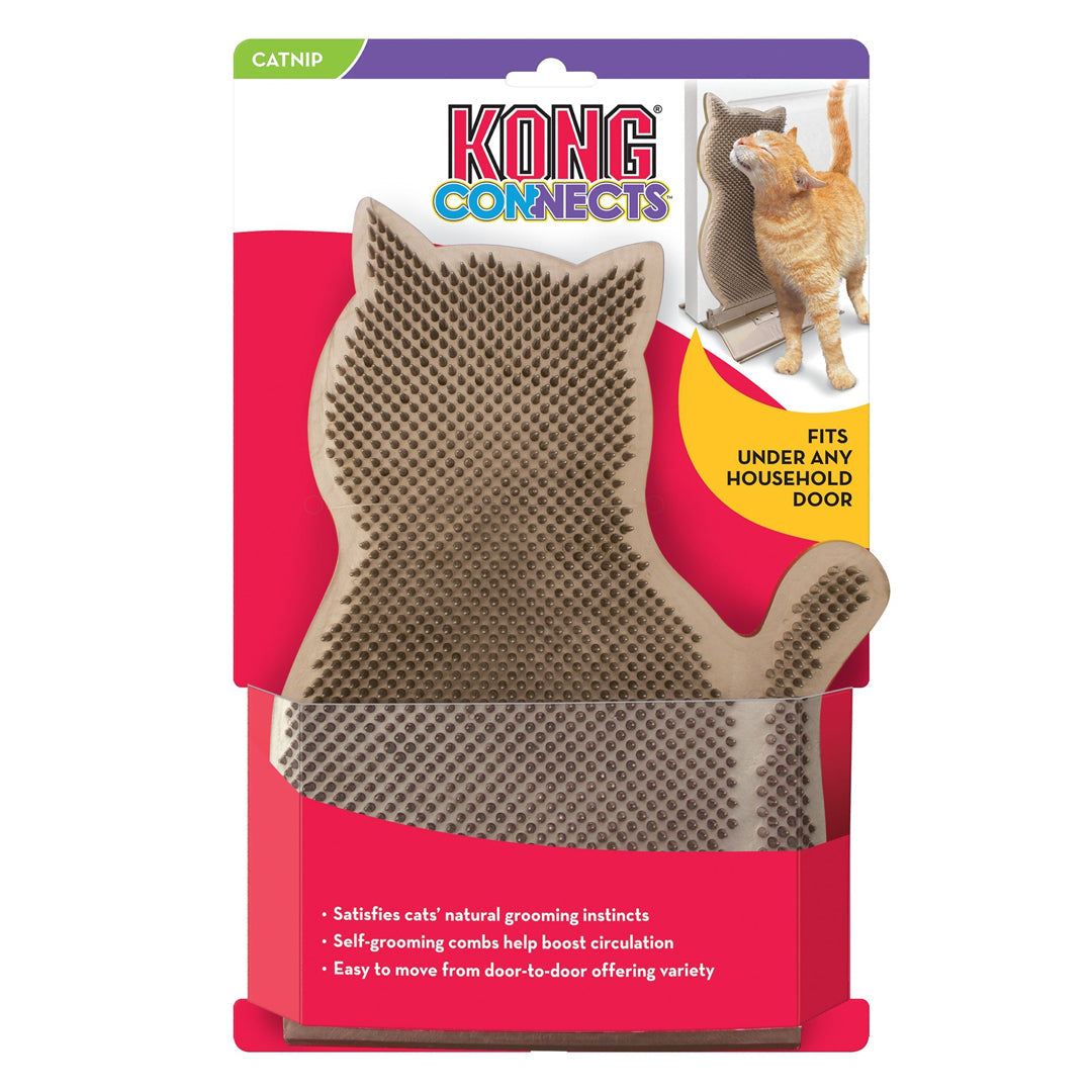 KONG Connects Kitty Self-Grooming Comber for Cats Champagne