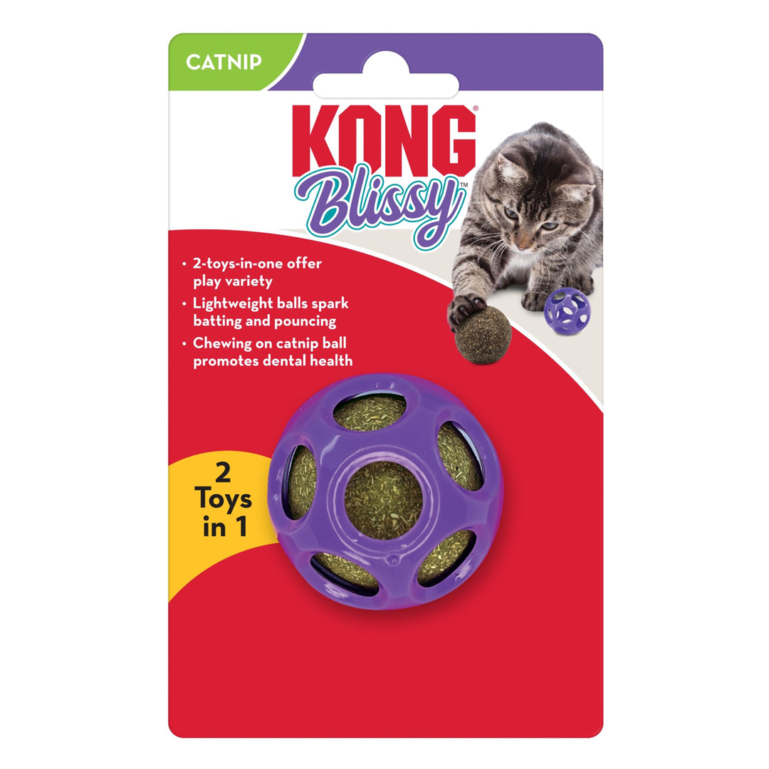 KONG Blissy Moon Ball w/Catnip Cat Toy