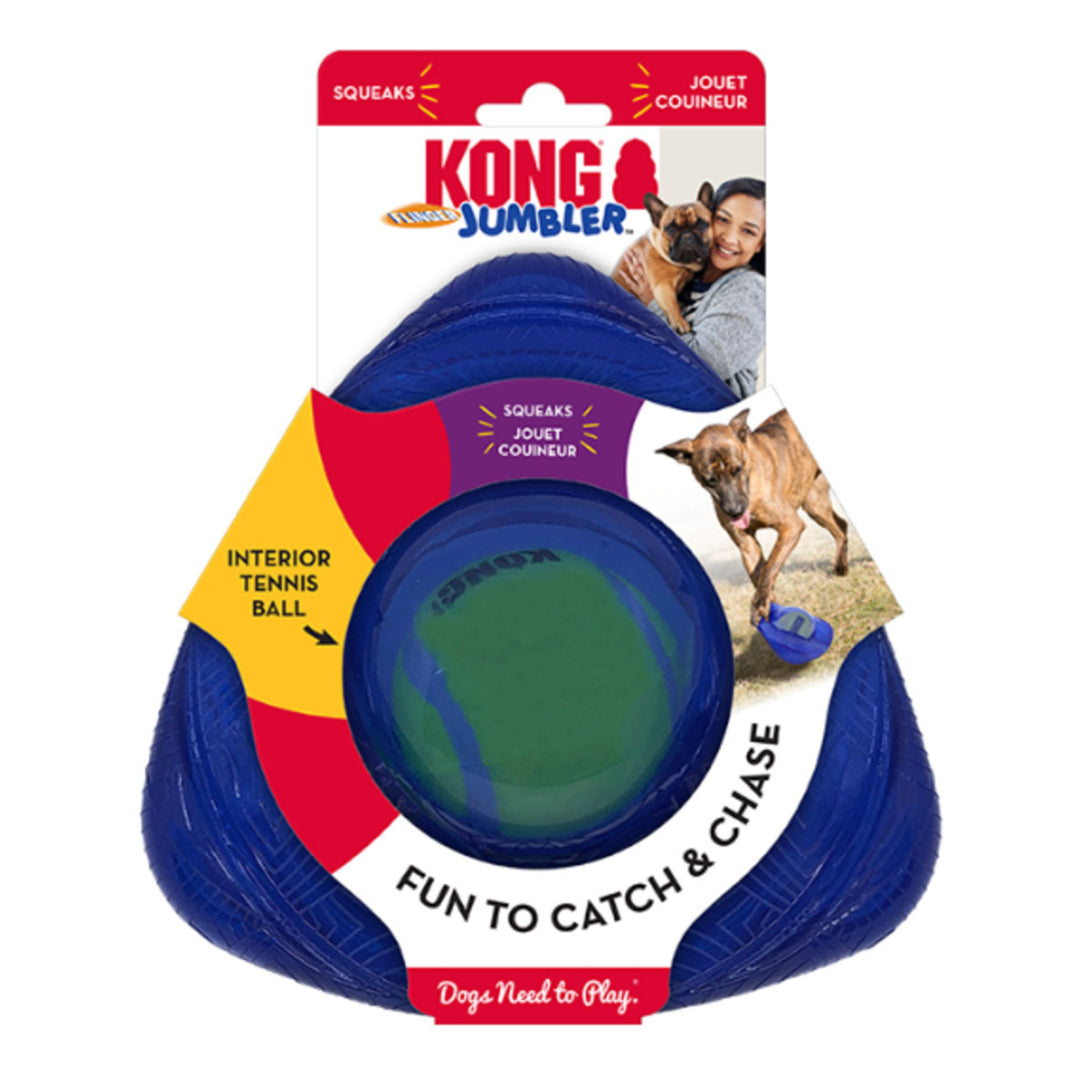 KONG Jumbler Flinger Dog Toy Assorted Medium/Large