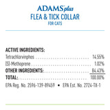 Adams Plus Flea & Tick Collar for Cats 1 pk