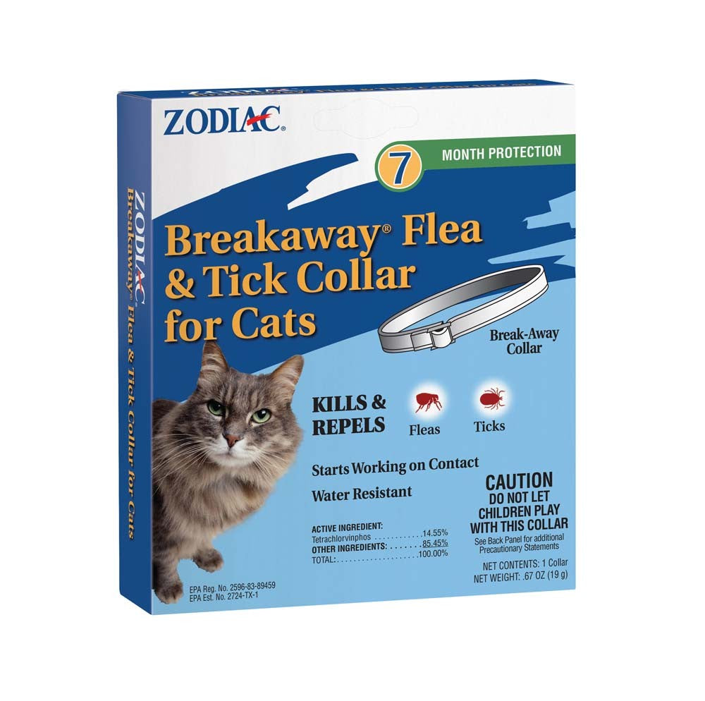 Zodiac Breakaway Flea and Tick Collar for Cats 1 pk