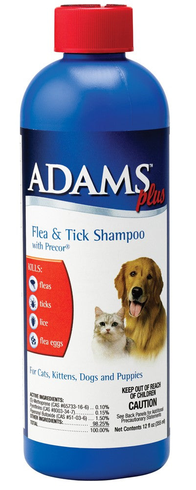 Adams Plus Flea & Tick Shampoo with Precor 12 fl oz.