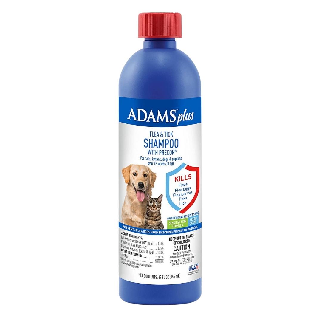 Adams Plus Flea & Tick Shampoo with Precor 12 fl oz.