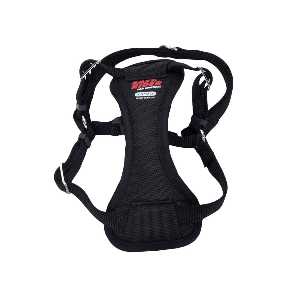 Easy Rider Adjustable Car Harness Black Extra Small 12-18 in