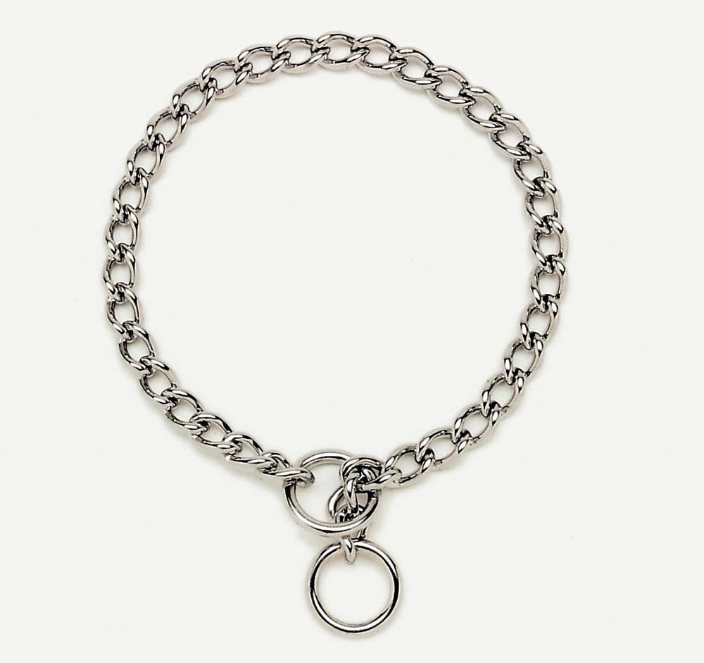 Titan Chain Training Dog Collar Heavy Nickel, Chrome 3 mm X 22 in.