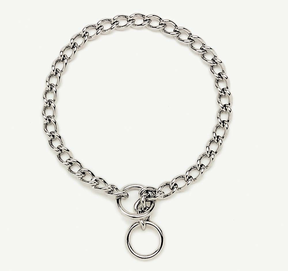 Titan Chain Training Dog Collar X-Heavy Nickel, Chrome 4 mm X 28 in.