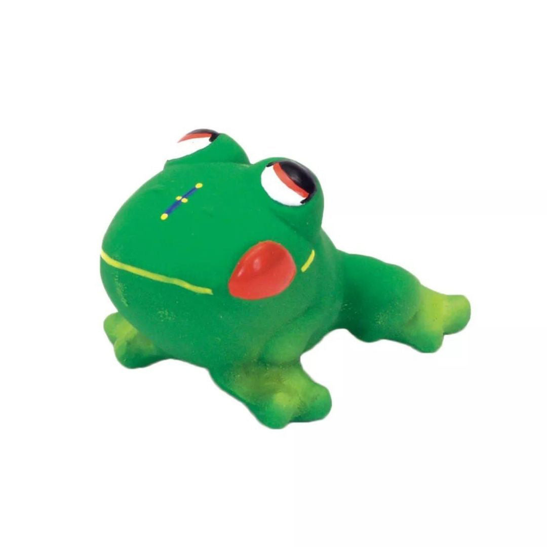 Rascals Latex Dog Toy Frog 3 in.