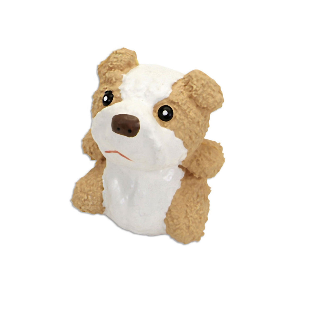 Rascals Latex Dog Toy Bulldog White, Tan