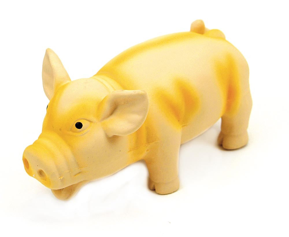 Rascals Latex Dog Toy Pig 3.25 in.