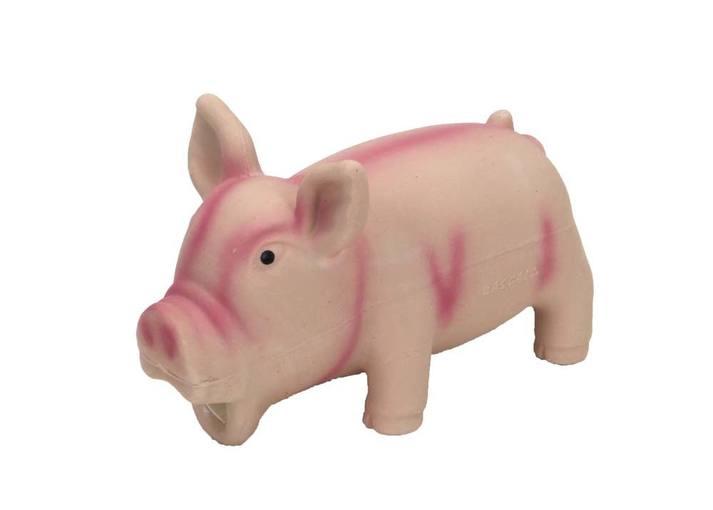 Rascals Latex Dog Toy Pig 6.25 in.