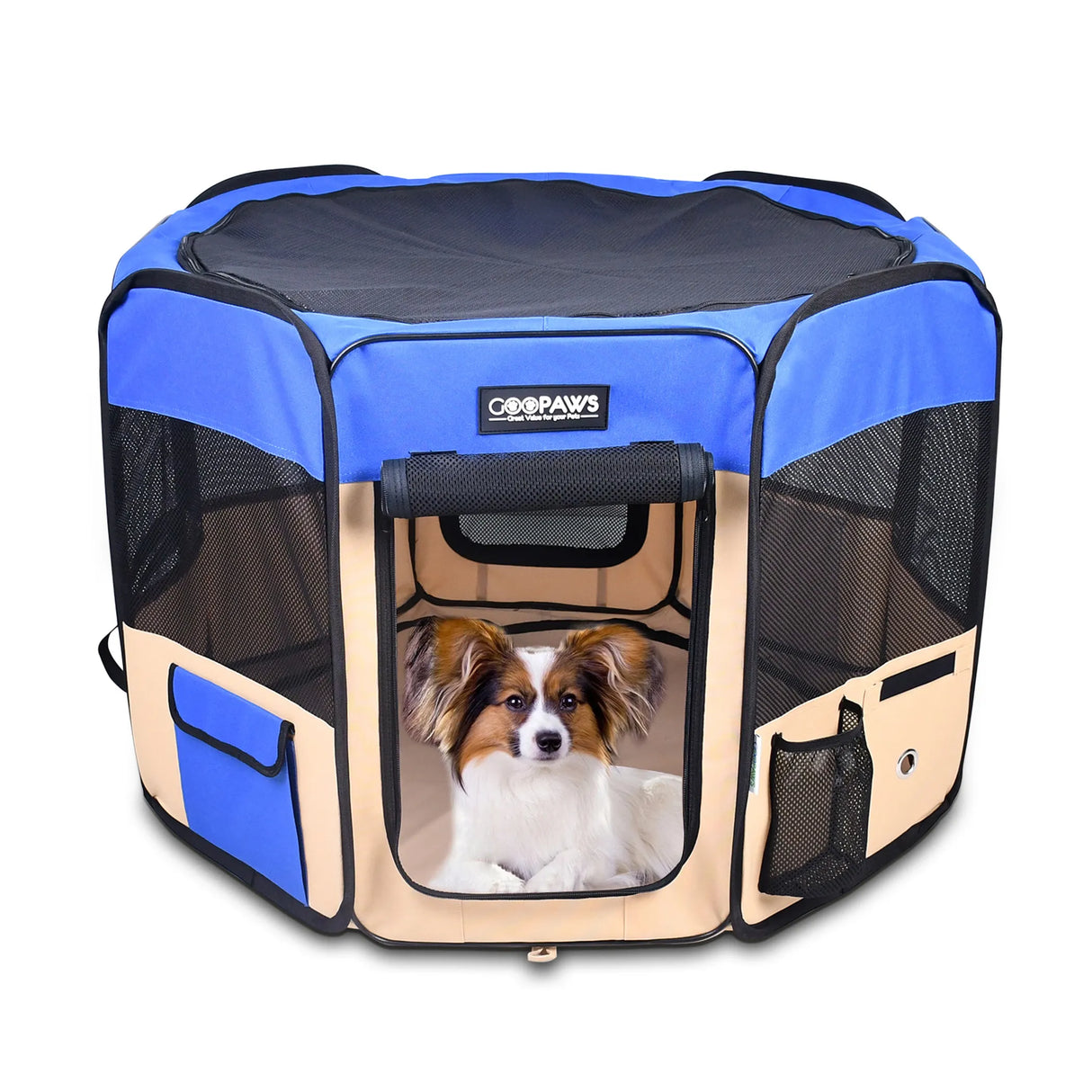 JESPET Pet Dog Playpens 36", 45" & 61" Portable Soft Dog Exercise Pen Kennel with Carry Bag for Puppy Cats Kittens Rabbits, Indoor/Outdoor Use