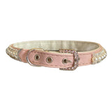 Pretty in Pink Pearl and Rhinestone Collar