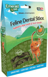 Emerald Pet Feline Dental Stixx Cat Treats Tuna 3.6oz