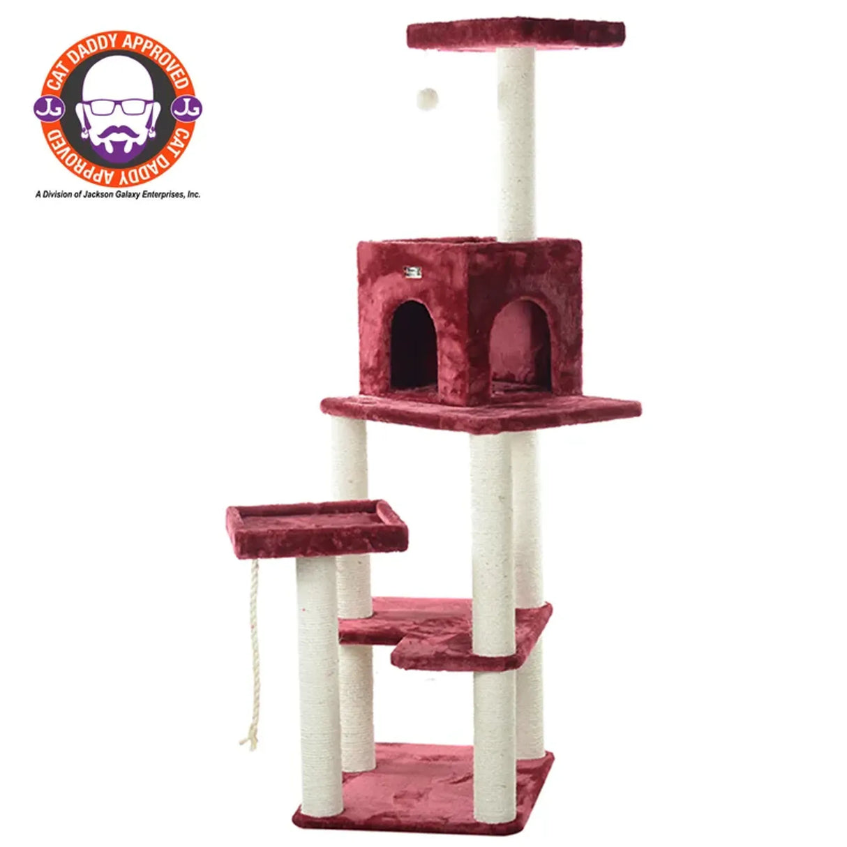 Armarkat Cat Tower Real Wood Cat Condo House