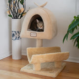 Armarkat Cat Condo, Real Wood Cat Scratching Post