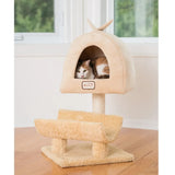 Armarkat Cat Condo, Real Wood Cat Scratching Post