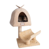 Armarkat Cat Condo, Real Wood Cat Scratching Post