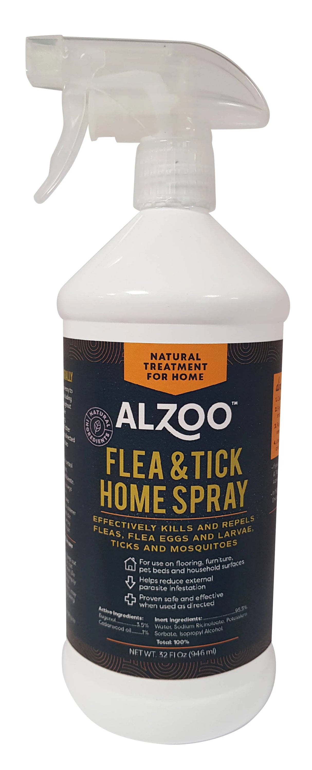 ALZOO Plant-Base Flea & Tick Home Spray