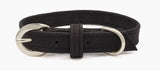 Midnight Black Cork Leather Collar