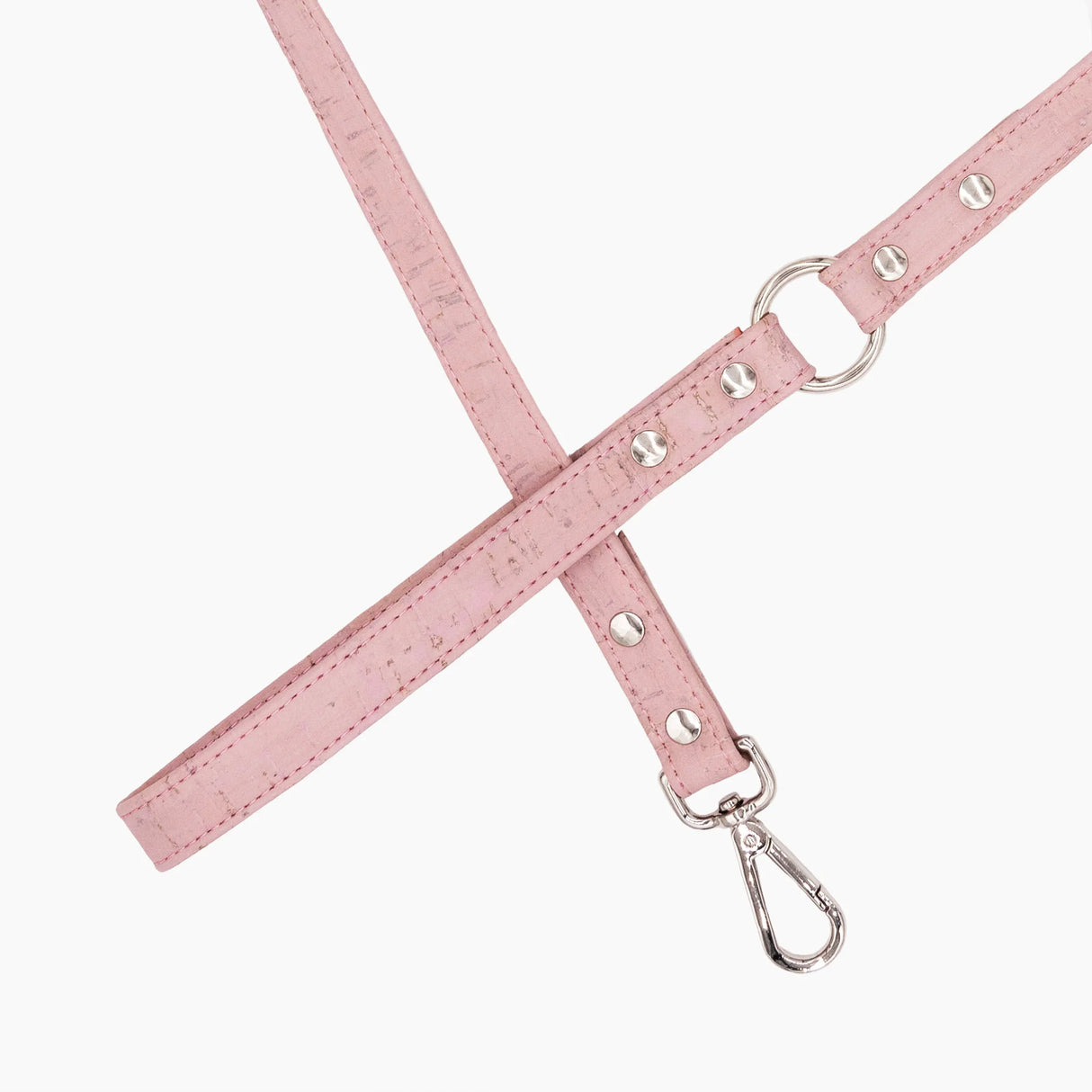 Love Pink Cork Leather Leash