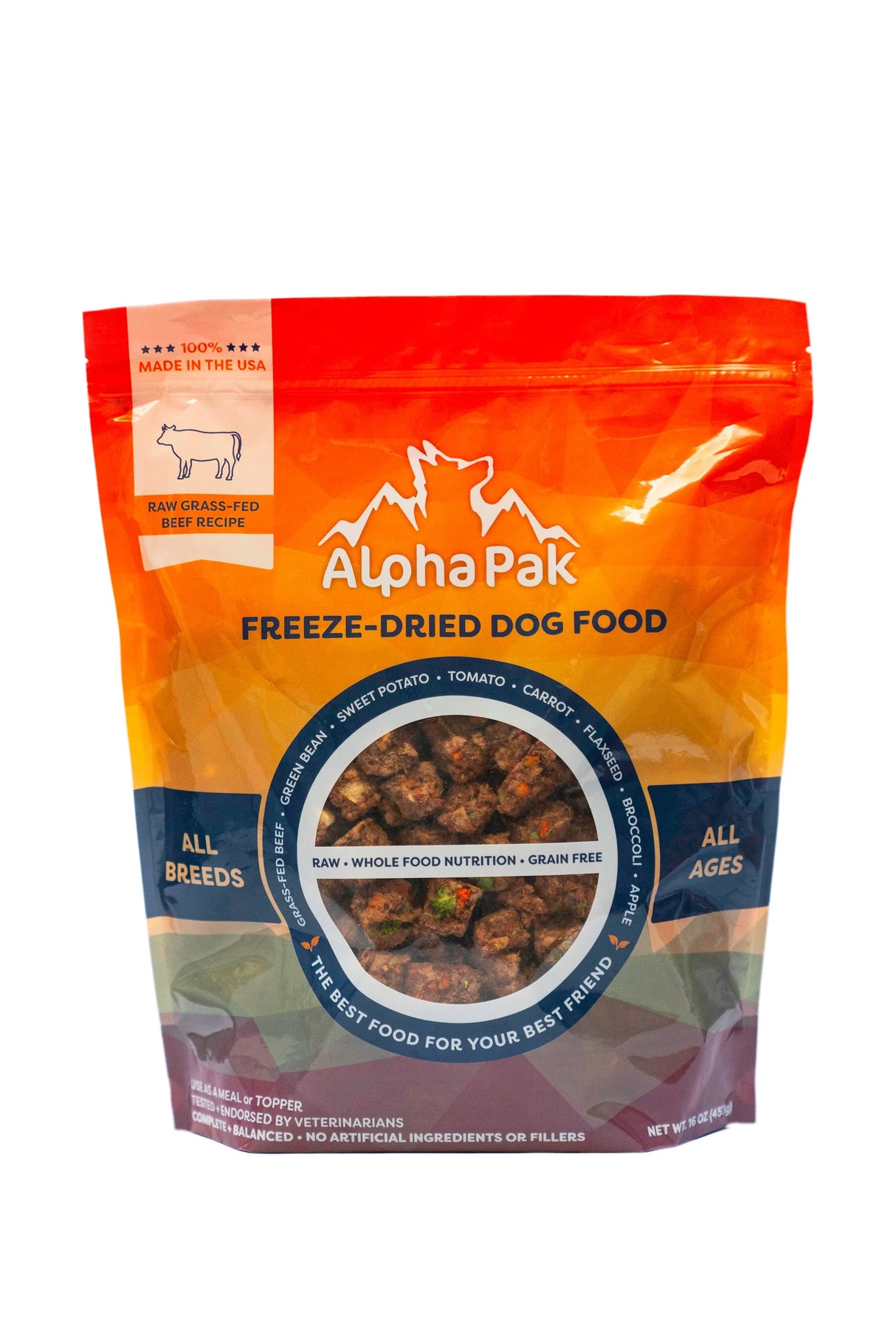 ALPHAPAK RAW FREEZE DRIED DOG FOOD