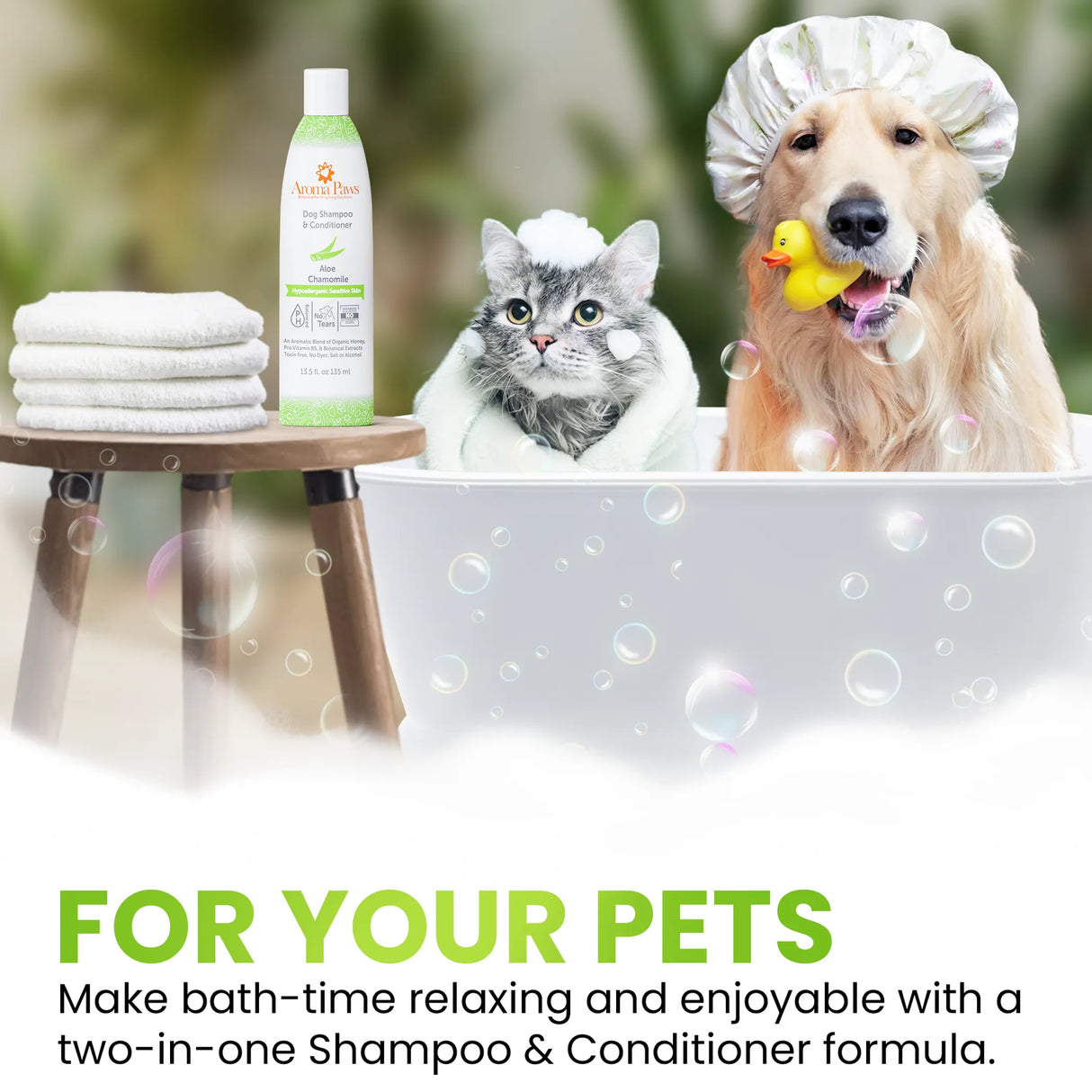 Hypoallergenic Shampoo for Cat and Dog