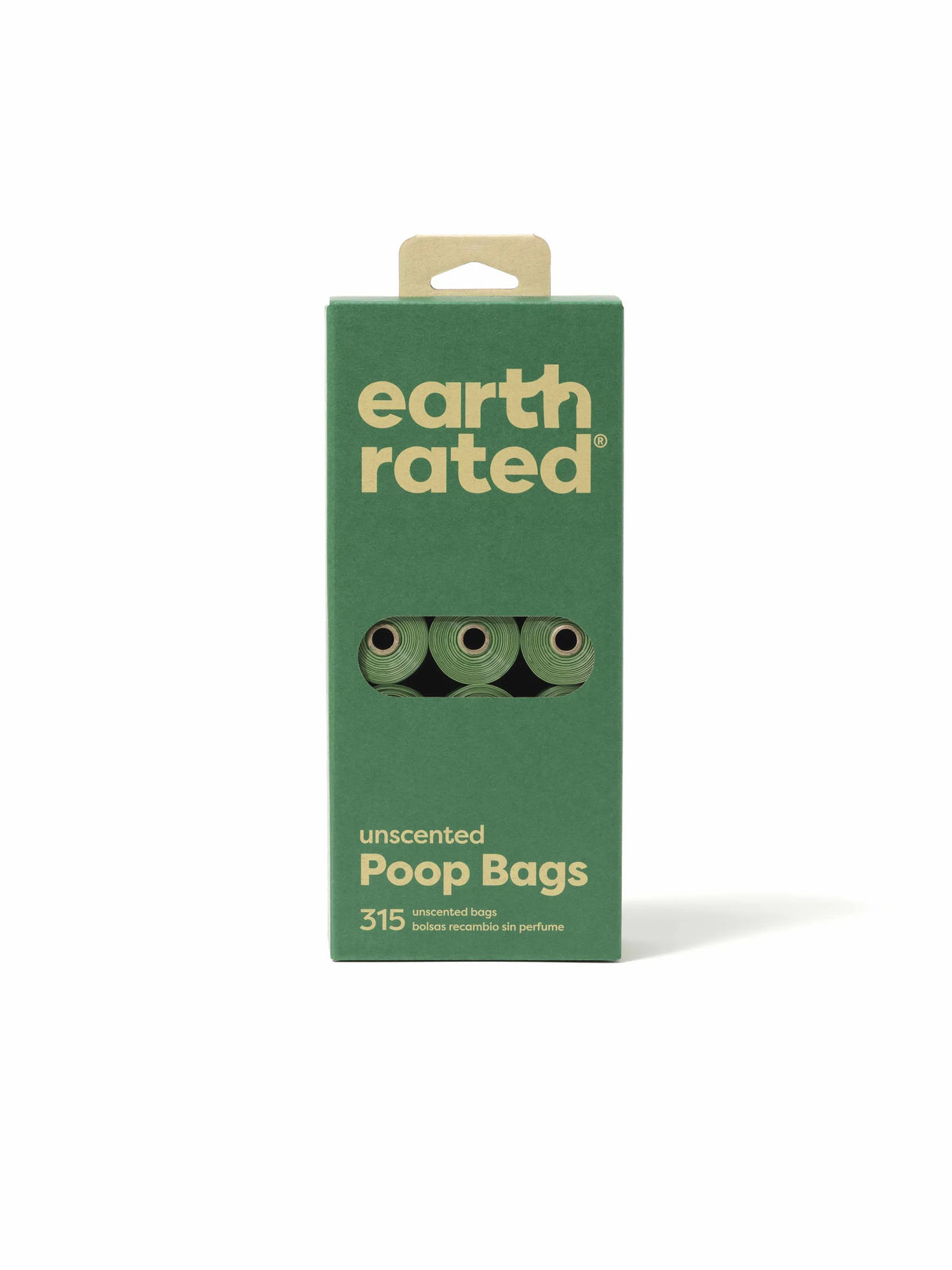 Earth Rated Unscented Poop Bags 315ct on 21 Refill Rolls