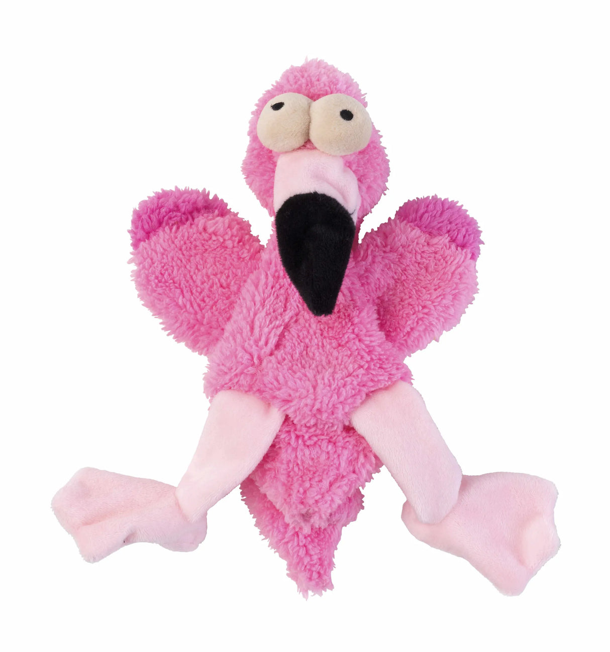 FuzzYard Dog Toy Flat Out Nasties Flo the Flamingo