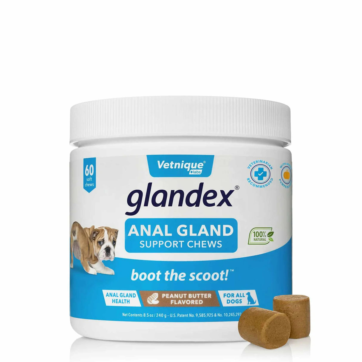 Glandex Anal Gland Soft Chew Peanut Butter