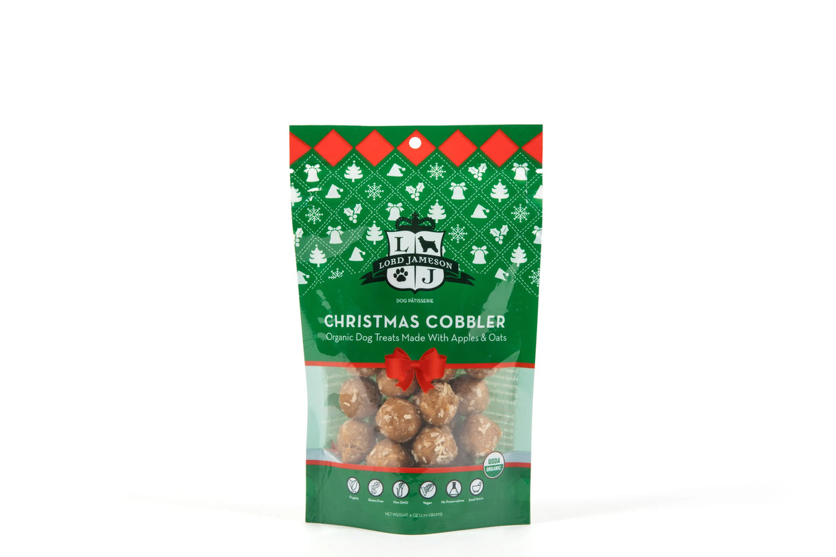 Lord Jameson Christmas Cobbler Organic Soft & Chewy Dog Treats