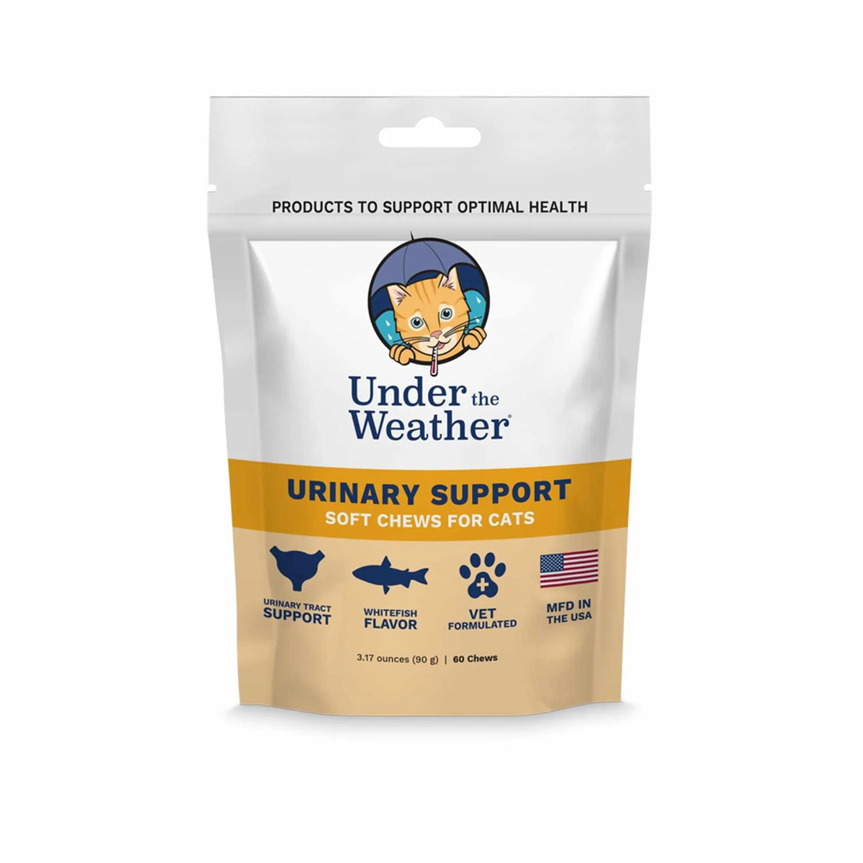 Under the Weather Cat Urinary Support Chews 60 ct.