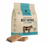 Vital Essentials(R) Freeze-Dried Raw Beef Entree Dog Food Patties, 30 oz