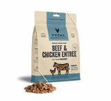 Vital Essentials(R) Freeze-Dried Raw Beef & Chicken Entree Cat Food Mini Nibs,