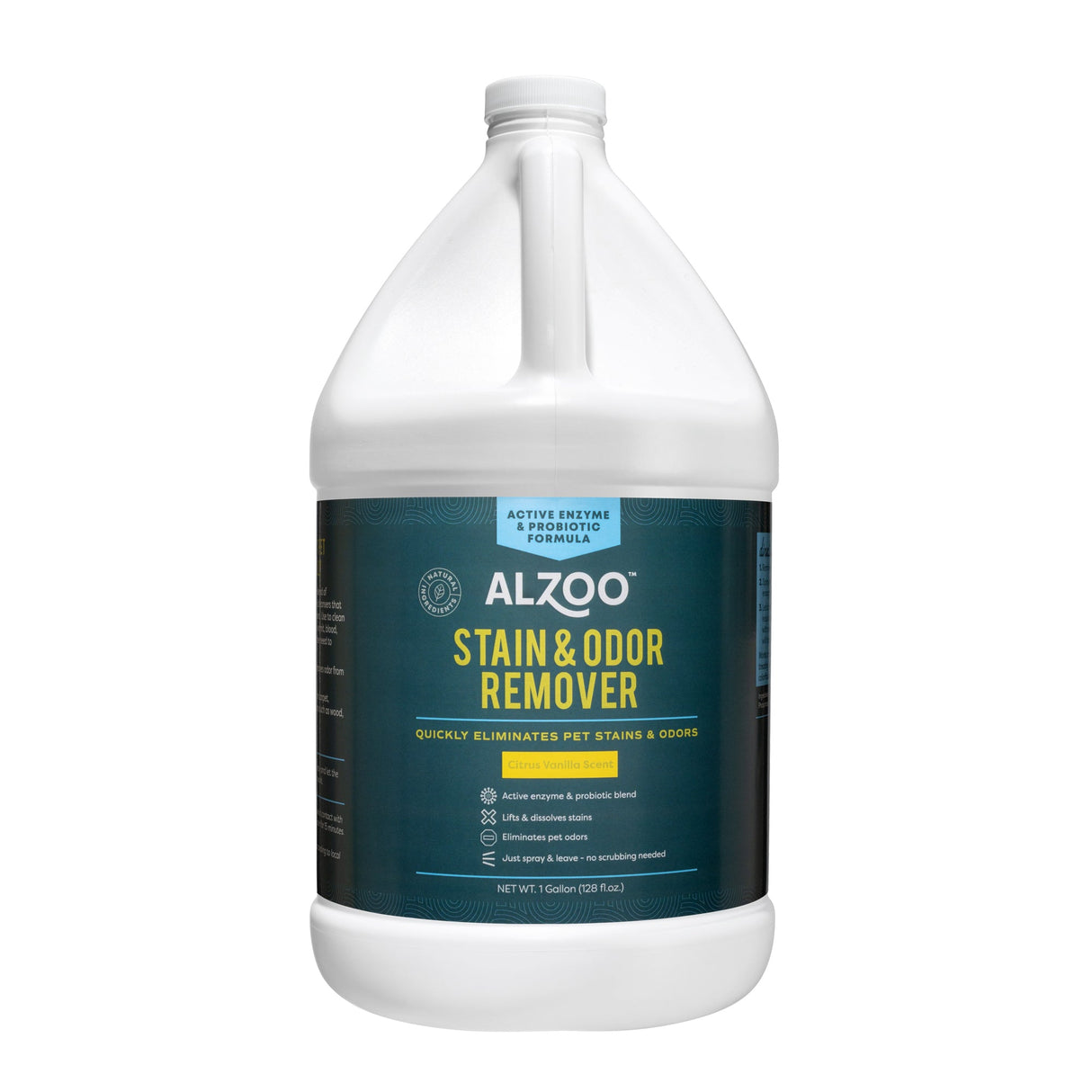 Alzoo Stain & Odor Remover Citrus Vanilla 1 gal.
