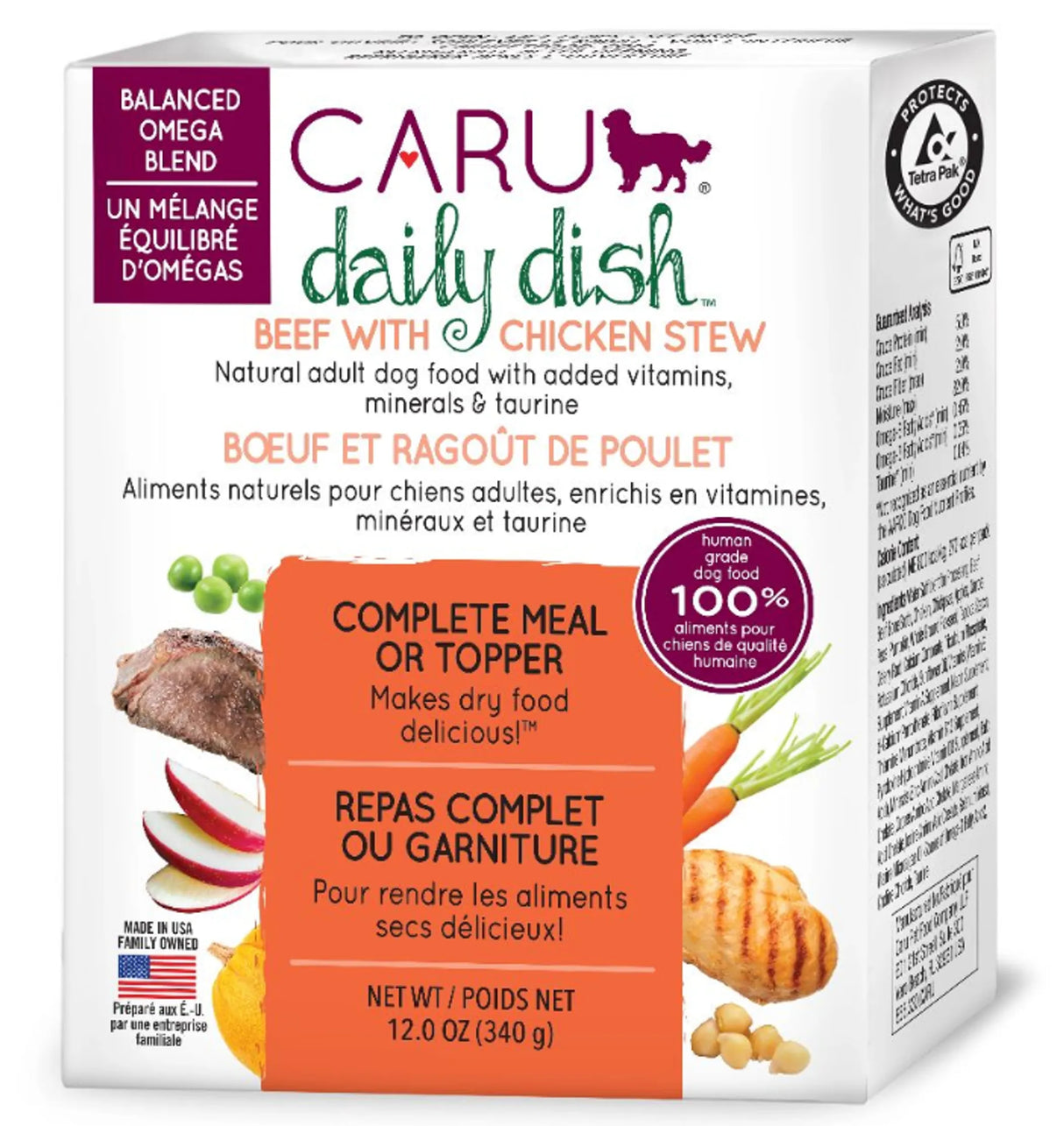 CARU Daily Dish Beef With Chicken Stew for Dogs