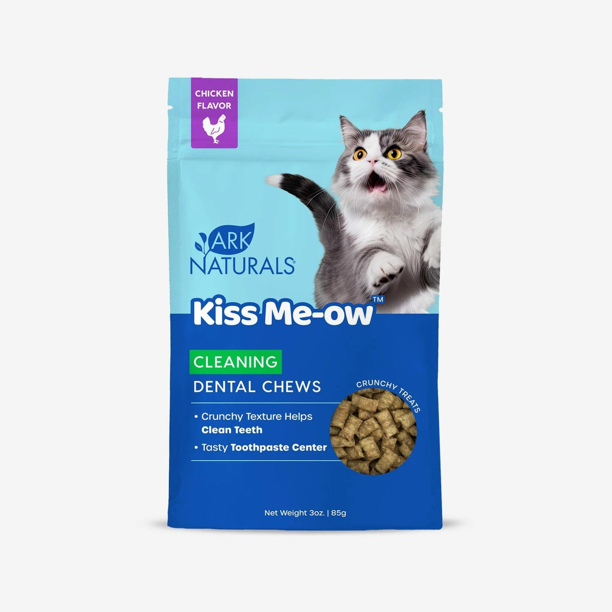 Ark Naturals Cat Dental Chews Kiss Me-Ow Cleaning Chicken