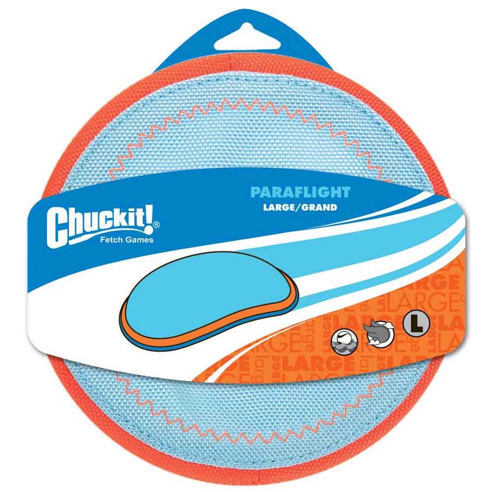 Chuckit! Paraflight Dog Toy Blue/Orange-Large