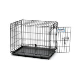 Precision Pet Products ProValu 1 Door Wire Dog Crate Black - 24 in - 15-30 lbs