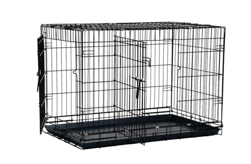 Precision Pet Products 2 Door Great Crate for Dog Black - 30 in - 30-50 LBS