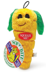 Aspen Carrot with Squeakers Plush Dog Toy