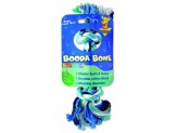 Booda 2-Knot Rope Bone Dog Toy Multi-Color Extra Small