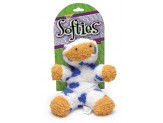 Booda Softies Dog Toy Cow Multi-Color MD