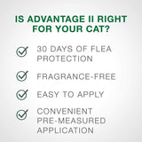 Advantage II Small Cat Single Dose Orange 8 weeks or older/5-9 lbs.